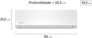 Electrolux Ar-condicionado Electrolux MaxComfort Full Inverter Frio 18.000 BTUs (NI18F/NE18F) 220V
