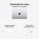 Apple 2026 MacBook Pro (de 14 polegadas, Chip M5 Pro da Apple com CPU de 15 núcleos e GPU de 16 núcleos, 24GB Memória unificada, 2 TB) - Prateado