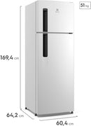 Electrolux Geladeira Electrolux Frost Free 320L Duplex Branca (TF38) 220V