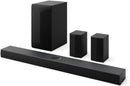 Soundbar LG Dolby Atmos, 570W RMS, 5.1.3 Canais, DTS:X, AI Room Calibration Pro, AI Sound Pro, Sem fios, WOW Orchestra, Conexões Múltiplas - S90TY