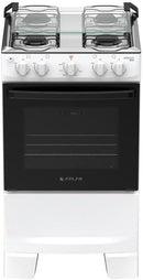 Fogão 4 Bocas Atlas Mônaco Plus Mesa Inox Bivolt
