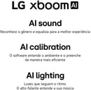 Caixa de Som LG xboom Bounce, 40W Potência, 30h de bateria, IP67, Iluminação e IA
