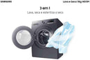 Samsung Lava e Seca WD11M com Digital Inverter WD11M4473PX Inox Look 11/7kg - 220V
