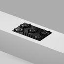 Electrolux Cooktop 5 Bocas a Gás Electrolux Mesa de Vidro Efficient Grade de Aço Fosco (KE5GR) Bivolt