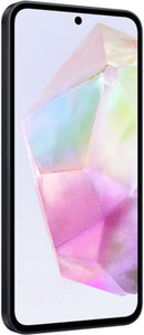 Samsung Galaxy A35 5G, Câmera Tripla Traseira de até 50MP, Selfie de 13MP, Nightography, Apagador de objetos, Design em vidro, IP67, Tela Super AMOLED de 6.6" 120Hz Vision Booster, 256GB - Azul Escuro