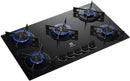 Electrolux Cooktop 5 Bocas a Gás Electrolux Mesa de Vidro Efficient Grade de Aço Fosco (KE5GR) Bivolt