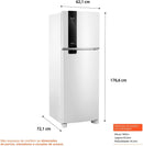 Geladeira Brastemp Frost Free 385 Litros Duplex Branca - BRM46MB 110V