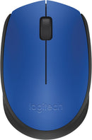 Mouse sem fio Logitech M170 com Design Ambidestro Compacto, Conexão USB e Pilha Inclusa - Preto