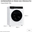 Lava e Seca Midea 11kg Mfa01d110b/wk-01 Branca Ciclo Pets