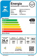 Electrolux Geladeira Frost Free Inverter 480L IT70B com AutoSense Duplex Black Inox Look 2 Portas