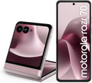 Smartphone Motorola Razr 70 5G - 256GB 8GB RAM+16GB Ram Boost Tela dobrável 6,9" Extreme AMOLED 120hz e externa 3,6” Gorilla Glass Victus - Rosa