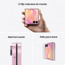 Celular Samsung Galaxy Z Flip8, 512GB 12GB RAM Câmera 50MP - Rosa