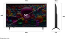 Smart TV LG UHD AI UA75 50 polegadas HDR10 Pro Processador α7 AI Ger 8 webOS 25