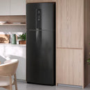 Electrolux Geladeira Frost Free Inverter 480L IT70B com AutoSense Duplex Black Inox Look 2 Portas