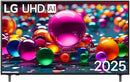 Smart TV LG UHD AI UA75 50 polegadas HDR10 Pro Processador α7 AI Ger 8 webOS 25