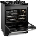 Fogão de Piso 5 Bocas à Gás Electrolux FE5GB Efficient com Mesa de Vidro Preto Bivolt