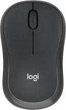 Mouse Sem Fio Logitech M240 com Conexão Bluetooth, Clique Silencioso, Design Ambidestro Compacto, Bateria de 18 Meses, Compatível com Windows, macOS, ChromeOS - Grafite