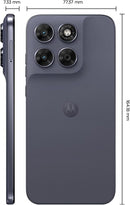 Smartphone Motorola Moto G67 5G - 128GB 4GB RAM + 8GB RAM Boost camera 50MP Sony Lytia 600, tela 1.5K extreme Amoled 120hz, ultrarresistente - Chumbo