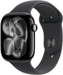 Apple Watch Series 11 GPS, Caixa em alumínio prateado de 42 mm com Bracelete desportiva roxo névoa - P/M