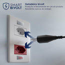 Electrolux Geladeira Frost Free Inverter 480L IT70B com AutoSense Duplex Black Inox Look 2 Portas