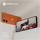 Smartphone Motorola Moto g06-128GB 12GB (4GB RAM + 8GB Ram Boost) e Camera 50MP com AI Bateria de 5200 mAh Tela 6.9" - Laranja