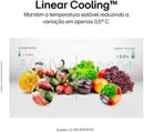 Geladeira LG GN-B392PX 2 Portas 395 Litros Preta Inox
