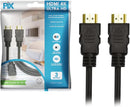 PIX Cabo Hdmi 2.0 4K Hdr 19P 1M Pix Gold, Preto