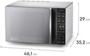 Micro-ondas Electrolux 23L cor Inox Efficient com Descongelamento Assistido (ME23S) 127V