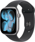 Apple Watch Series 11 GPS, Caixa em alumínio prateado de 42 mm com Bracelete desportiva roxo névoa - P/M