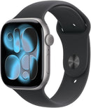 Apple Watch Series 11 GPS, Caixa em alumínio prateado de 42 mm com Bracelete desportiva roxo névoa - P/M