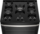 Fogão de Piso 5 Bocas à Gás Electrolux FE5GB Efficient com Mesa de Vidro Preto Bivolt