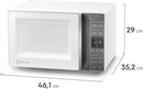 Micro-ondas Electrolux 23L Branco Efficient com Descongelamento Assistido (ME23B) 127V