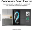 Geladeira LG GN-B392PX 2 Portas 395 Litros Preta Inox