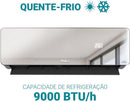 Ar Condicionado Split Inverter Philco PAC9QG Espelhado 9000 BTUs Quente e Frio 220V