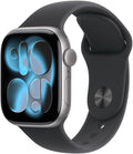 Apple Watch Series 11 GPS, Caixa em alumínio prateado de 42 mm com Bracelete desportiva roxo névoa - P/M
