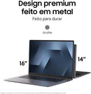 Notebook Samsung Galaxy Book6 14" Copilot+ PC, Windows 11 Home, Ultra 5, 16GB, 512GB SSD, 1.43 kg
