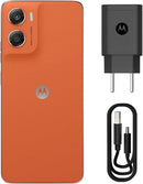 Smartphone Motorola Moto g06-128GB 12GB (4GB RAM + 8GB Ram Boost) e Camera 50MP com AI Bateria de 5200 mAh Tela 6.9" - Laranja