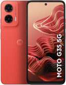 Smartphone Motorola Moto g35 5G - 256GB 4GB RAM+8GB Ram Boost e Camera 50MP com AI NFC Tela 6.7" com Superbrilho - Cinza Vegan Leather