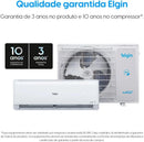 Ar-Condicionado Split Inverter II 18000 BTUs Elgin Eco com Wi-Fi Integrado High Wall Só Frio HJFI18C2WG/HJFE18C2CG 220V