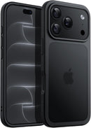 JETech Capa Fosca para iPhone 17, Preto