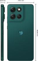 Smartphone Motorola Moto g86 5G - 512GB 12GB RAM+12GB Ram Boost Tela 1.5K pOLED, 50MP Sony camera OIS Moto AI, videos em 4K, IP68 + IP69 - Verde Escuro