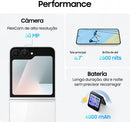 Samsung Galaxy Z Flip7 FE 5G, 128GB 8GB RAM Tela 6,7", Galaxy AI - Preto