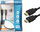 PIX Cabo Hdmi 2.0 4K Hdr 19P 1M Pix Gold, Preto