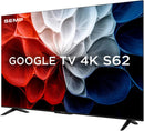 Smart TV Semp 43 Polegadas LED HVA 4K S62 WiFi Bluetooth Google TV 3 HDMI HDR10+ Dolby Audio 43S62