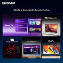 Smart TV Semp 32 Polegadas LED Full HD S42R Roku TV Wi-Fi Dolby Audio Brilho até 220 Nits 32S42R