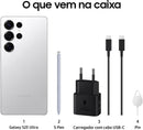 Celular Samsung Galaxy S25 Ultra 5G, 256GB, 12GB RAM, Câmera Quádrupla de 200+50+10+50, Tela Grande de 6.9", Titânio Preto