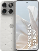 Smartphone Motorola Edge 70 5G Crystals by Swarovski - 512GB 12GB RAM + 12GB RAM Boost, Ultrafino, 3 cameras 50MP e tela extreme Amoled 120hz - Cloud Dancer
