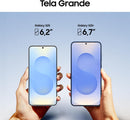 Celular Samsung Galaxy S25 5G, 256GB, 12GB RAM, Câmera Tripla de 50+12+10, Tela Grande de 6.2", Prata