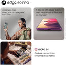 Smartphone Motorola Edge 60 PRO 5G - 256GB 12GB RAM+12GB Ram Boost Tela Quad-Curve moto AI 50MP Sony Camera ultrarresistencia militar IP68 + IP69 - Azul Marinho
