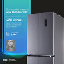 Geladeira Refrigerador HQ Frost Free Multidoor 426 Litros Prata HQ-426MDFF (127V)